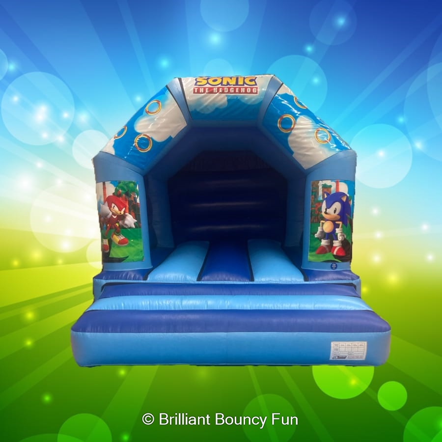 Sonic Themed Bouncy Castle Best Bouncy Castle and Soft Play Hire